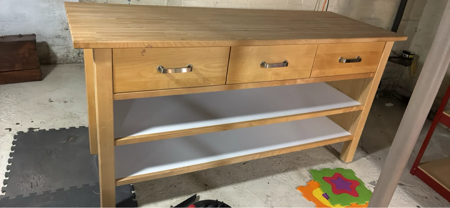 Solid wood Kitchen island or storage - photo 2