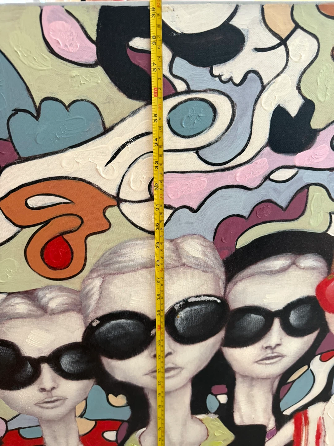 Original Painting - "Seven Faces" Abstract Art - photo 2