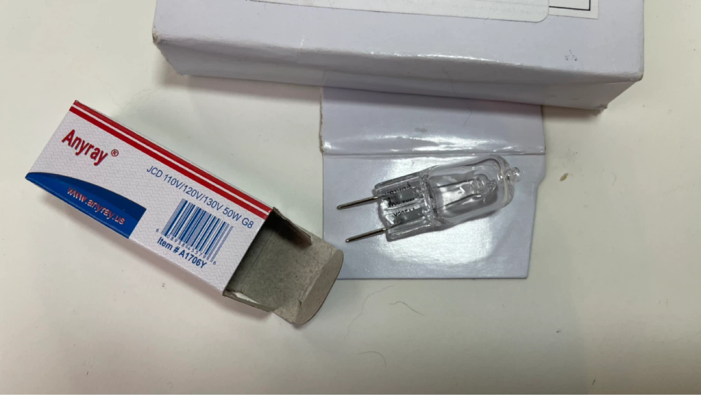 Anyray 5-Pack JCD G8 110V/120V/130V 50W Halogen Bulbs - photo 3