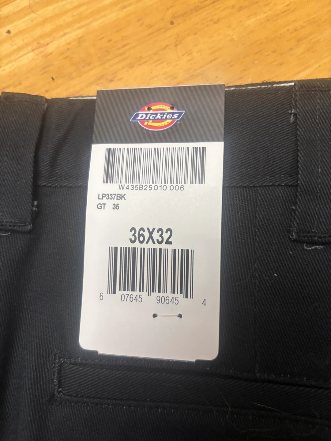 Dickies Black Work Pants - 36x32
