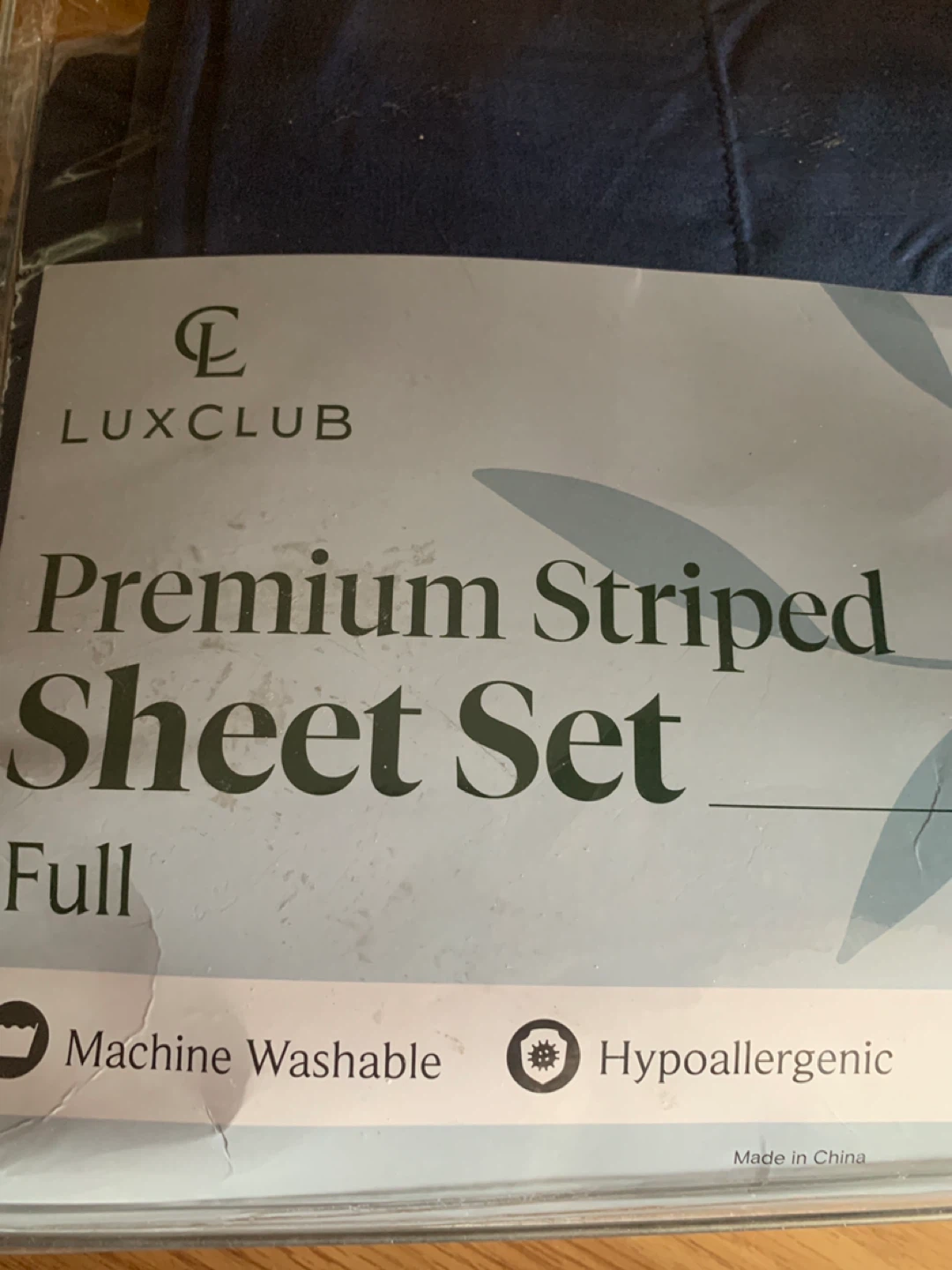LuxClub Premium Striped Sheet Set - Full - photo 4