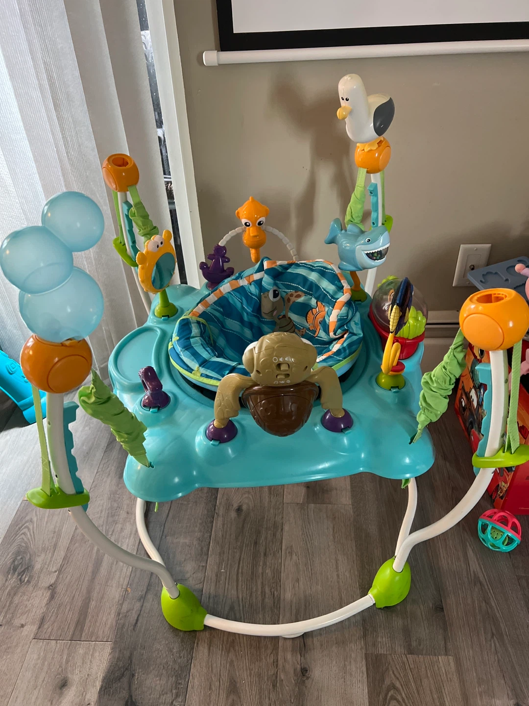 Baby Jumperoo with Ocean Theme Toys