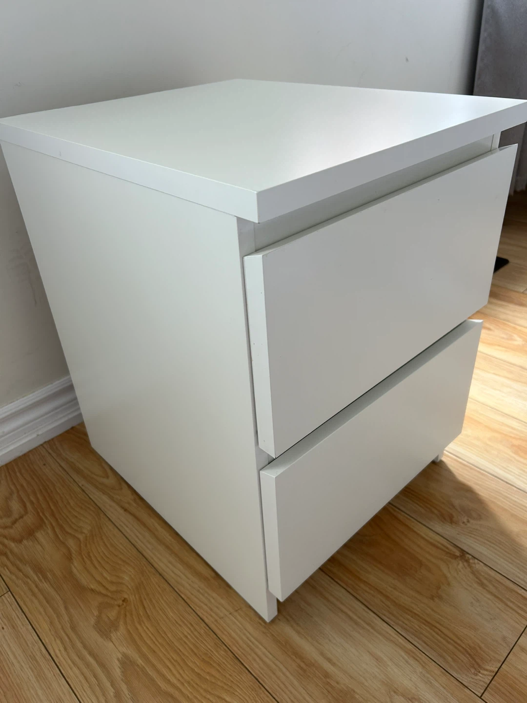 Night stand -White 2-Drawer - photo 2