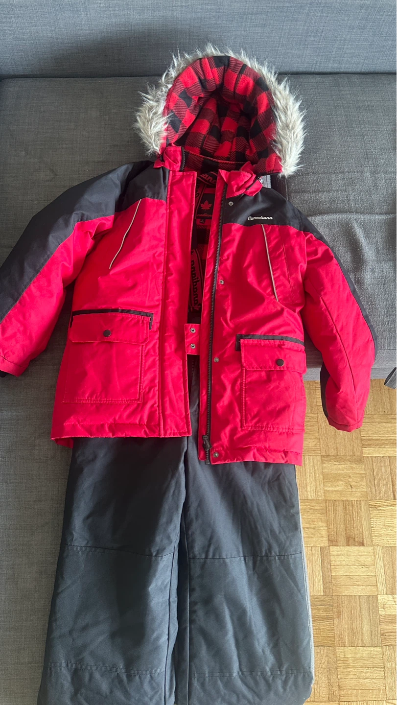Canadiana Kids Winter Snowsuit Set