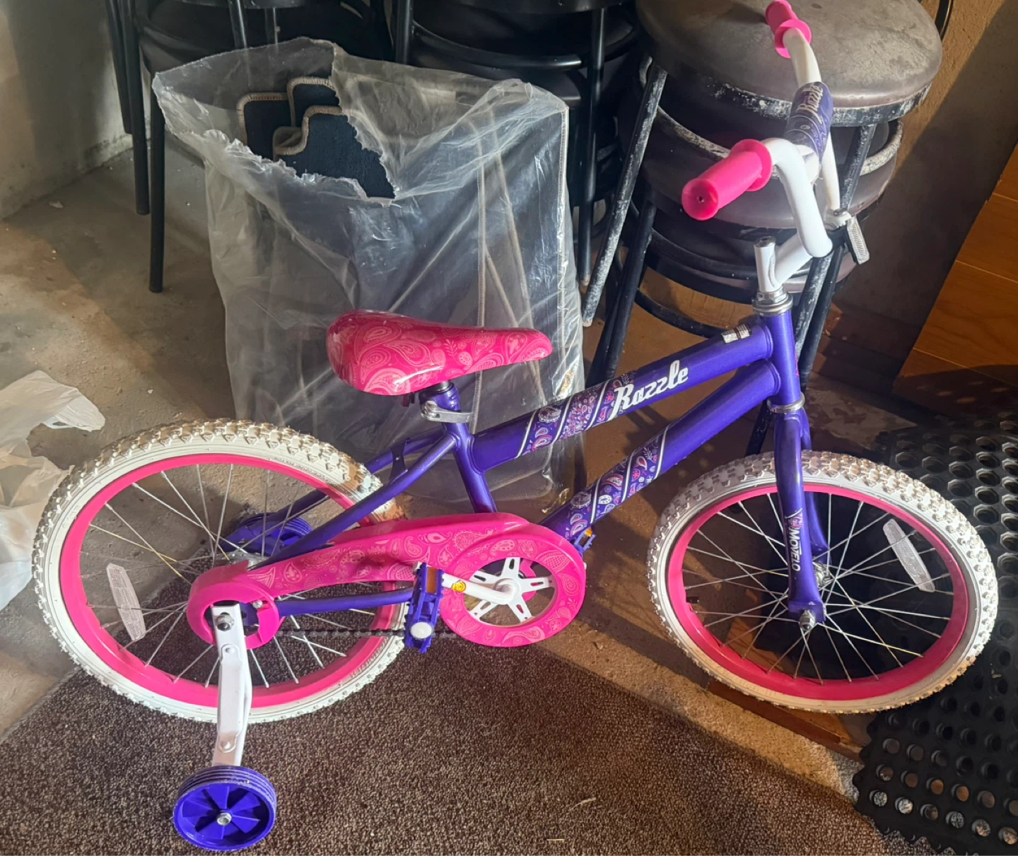 Kids Razzle Purple and Pink Bike