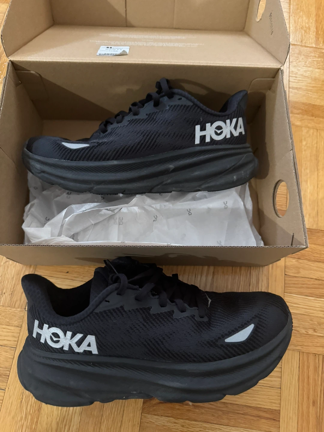 Hoka Clifton 9 GTX Shoes - Black