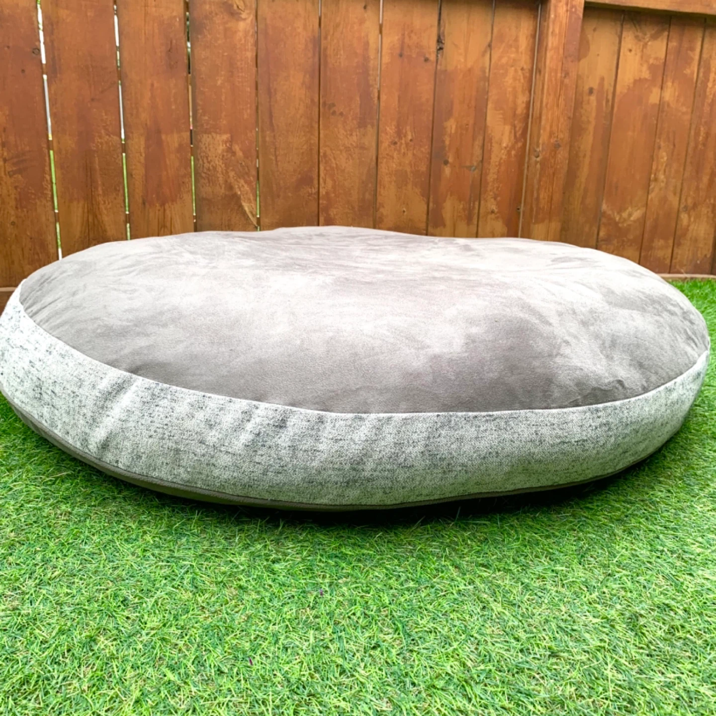 Large Dog Bed Round Pet Bed Plush Pet Cushion Washable Bed - photo 2