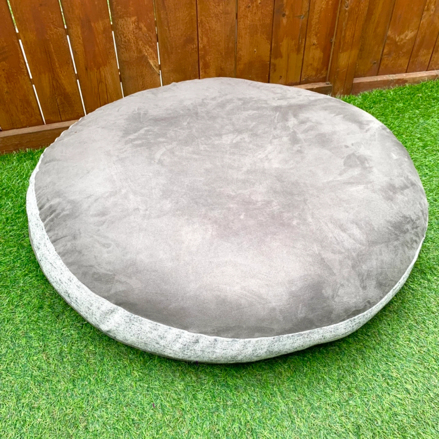 Large Dog Bed Round Pet Bed Plush Pet Cushion Washable Bed