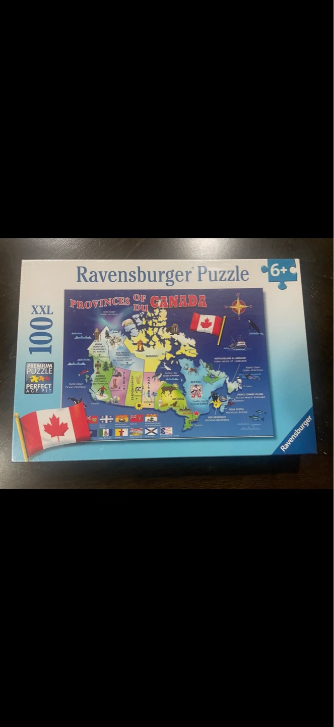Ravensburger Puzzle - Provinces of Canada XXL 100pc
