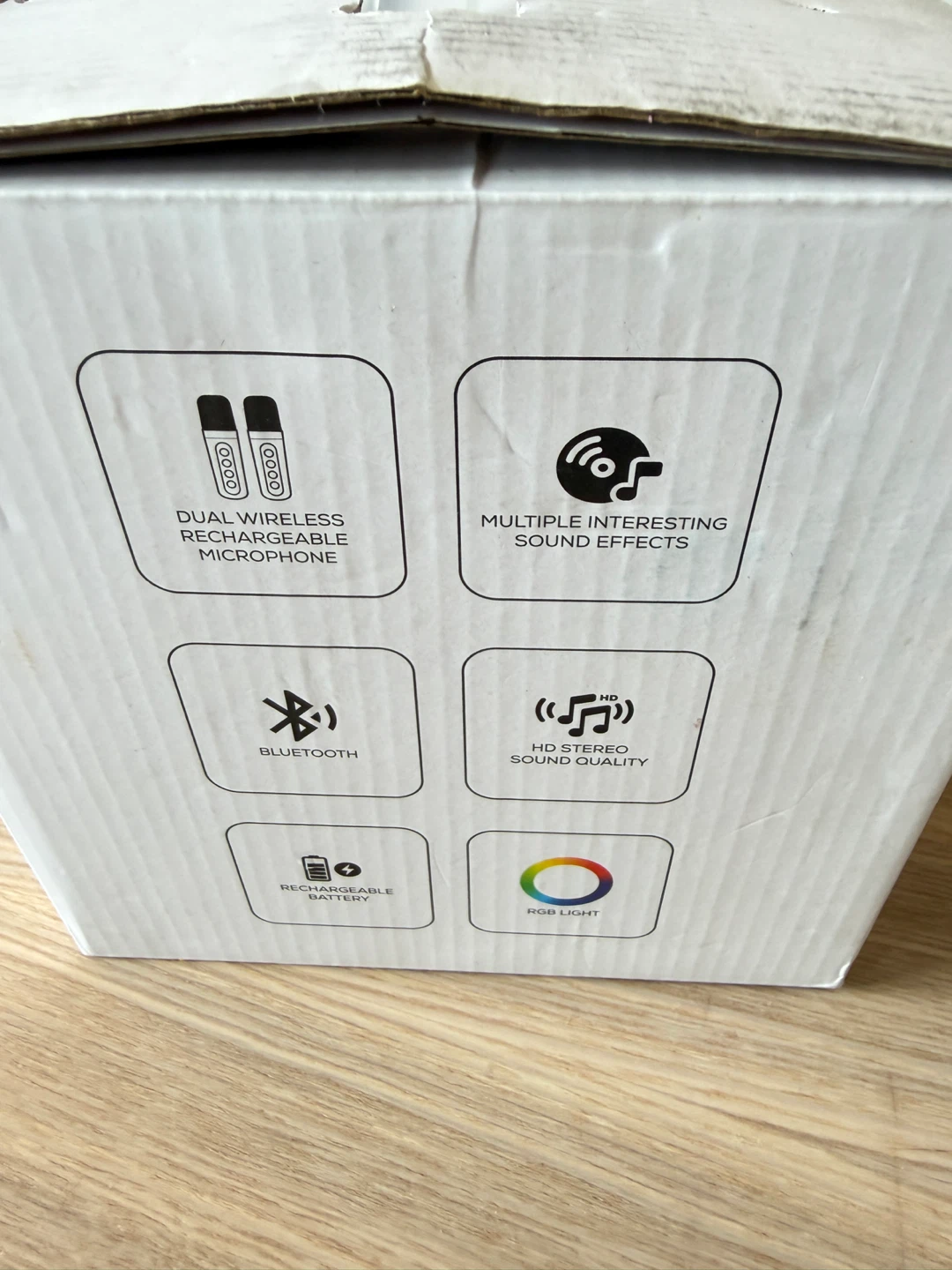 BOOST RGB Wireless Karaoke Speaker with Dual Microphones - photo 3