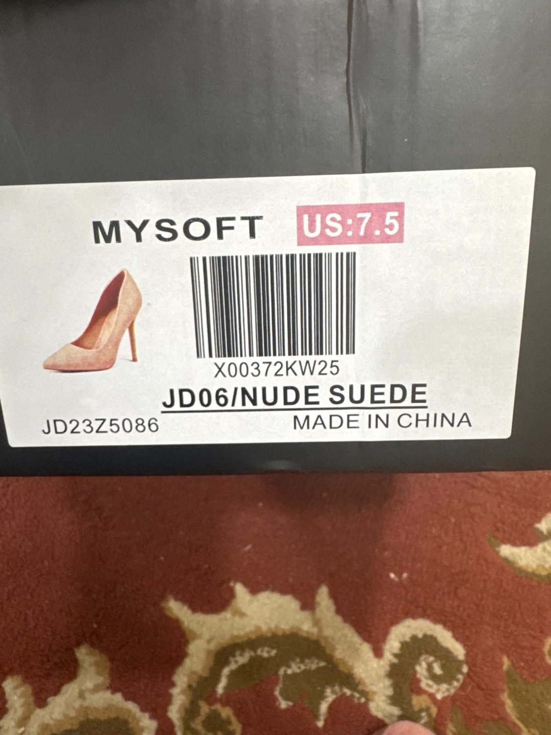MYSOFT Nude Suede Heels US 7.5 - photo 2