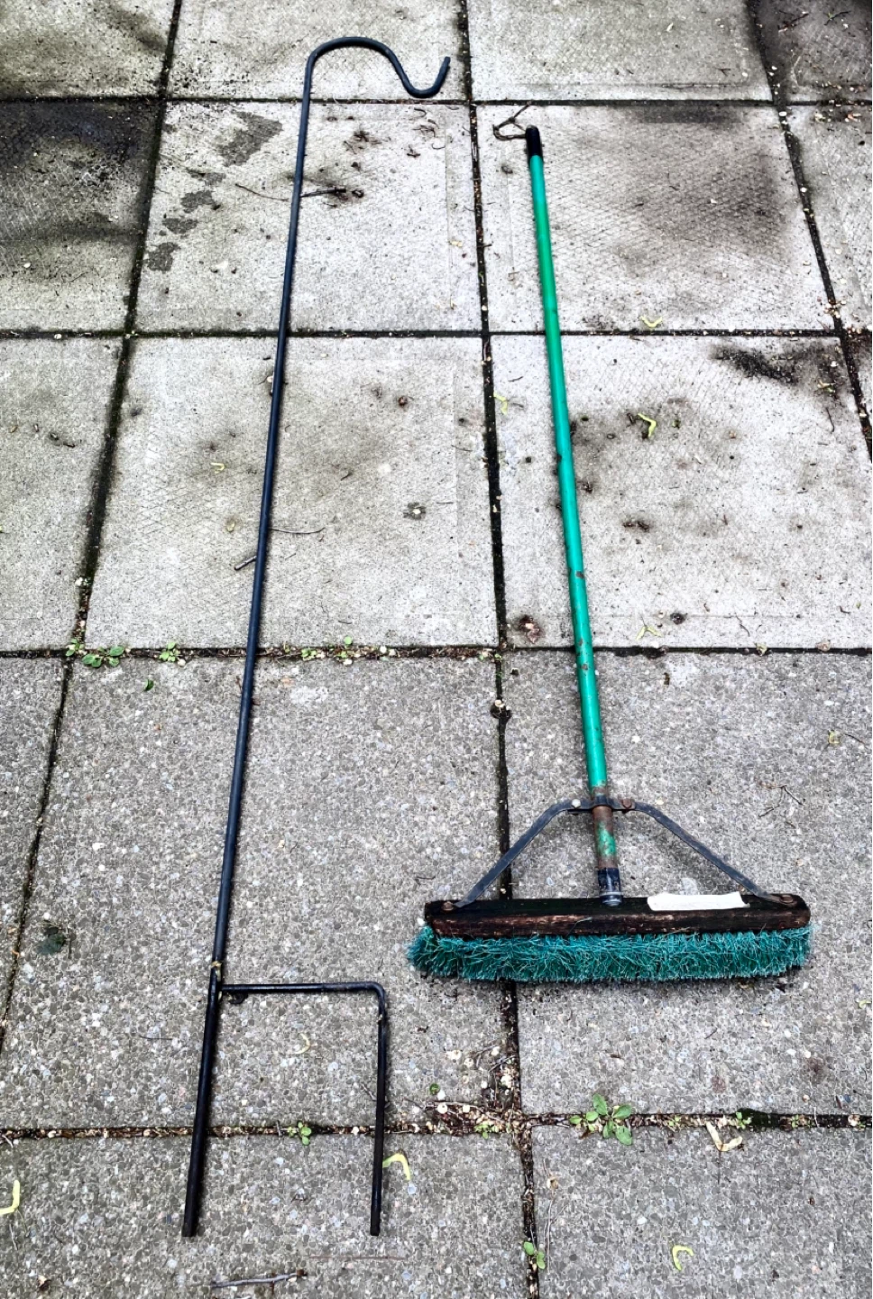 Shepherd's Garden Hook (broom just for size)