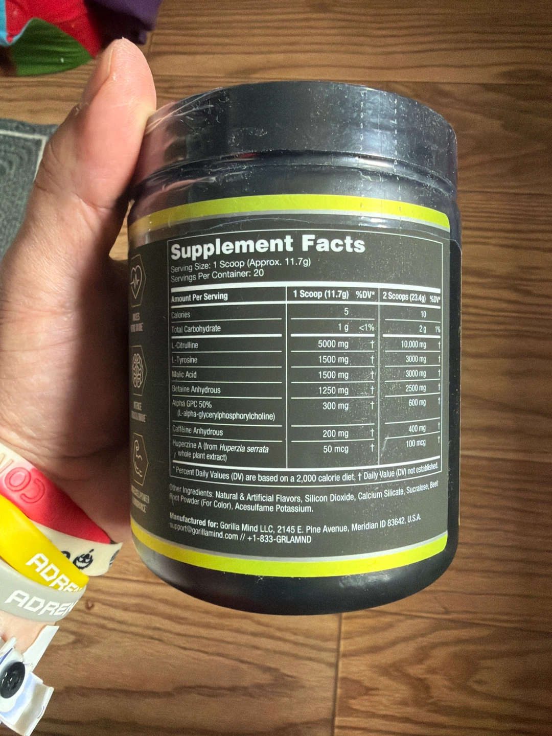 Gorilla Mode Base Pre-Workout Formula - Watermelon - photo 2