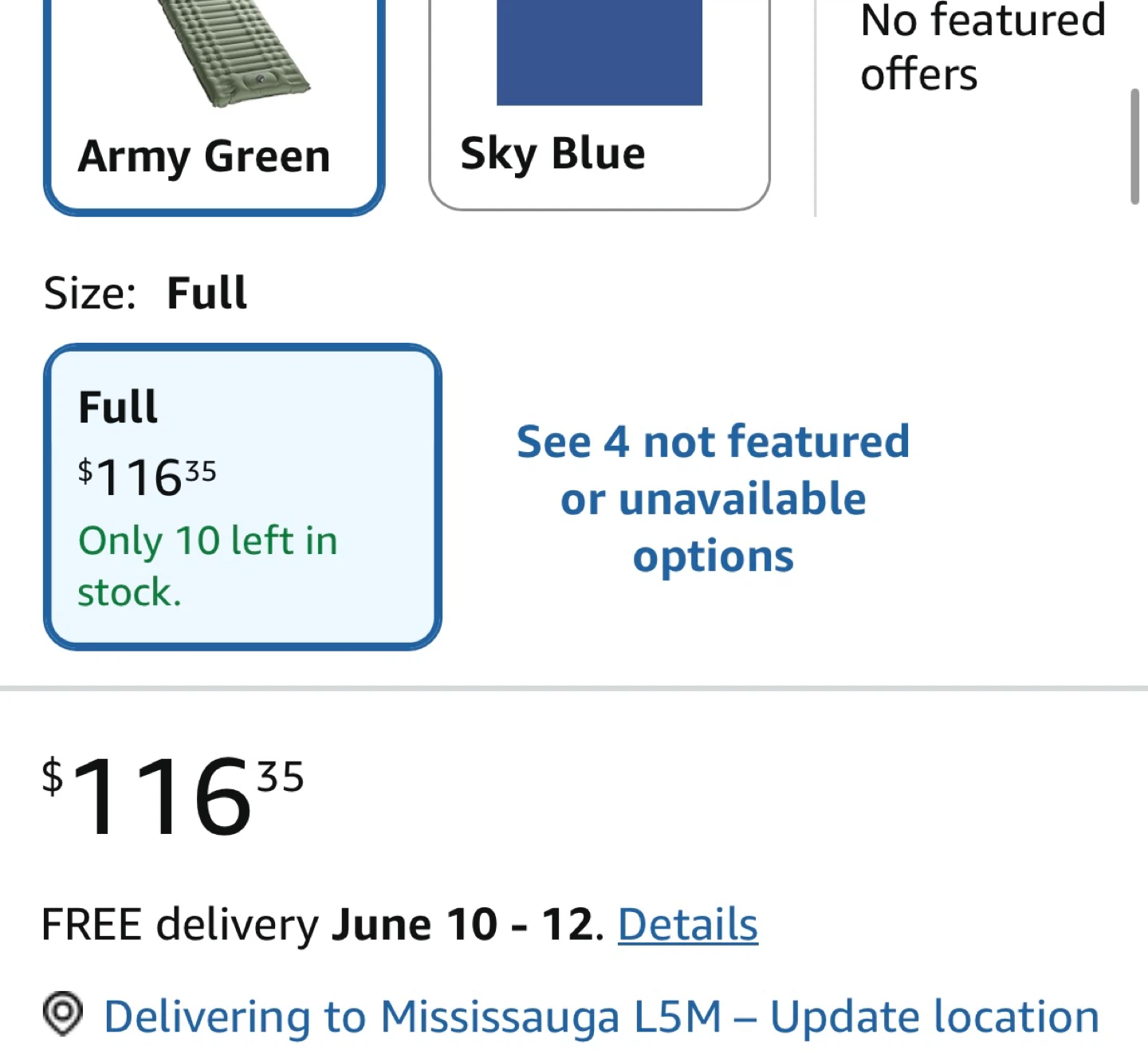 Elegear CumbreXT Double Camping Sleeping Pad - Full Size - photo 2