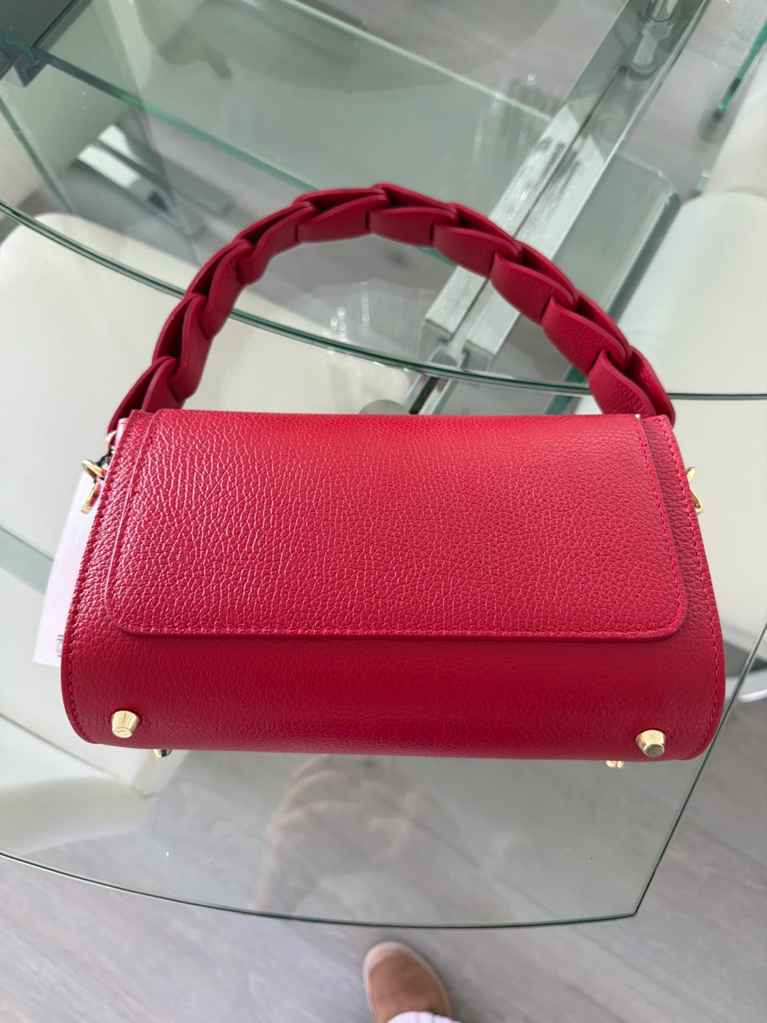 Cheval Firenze Red Leather Handbag - photo 3