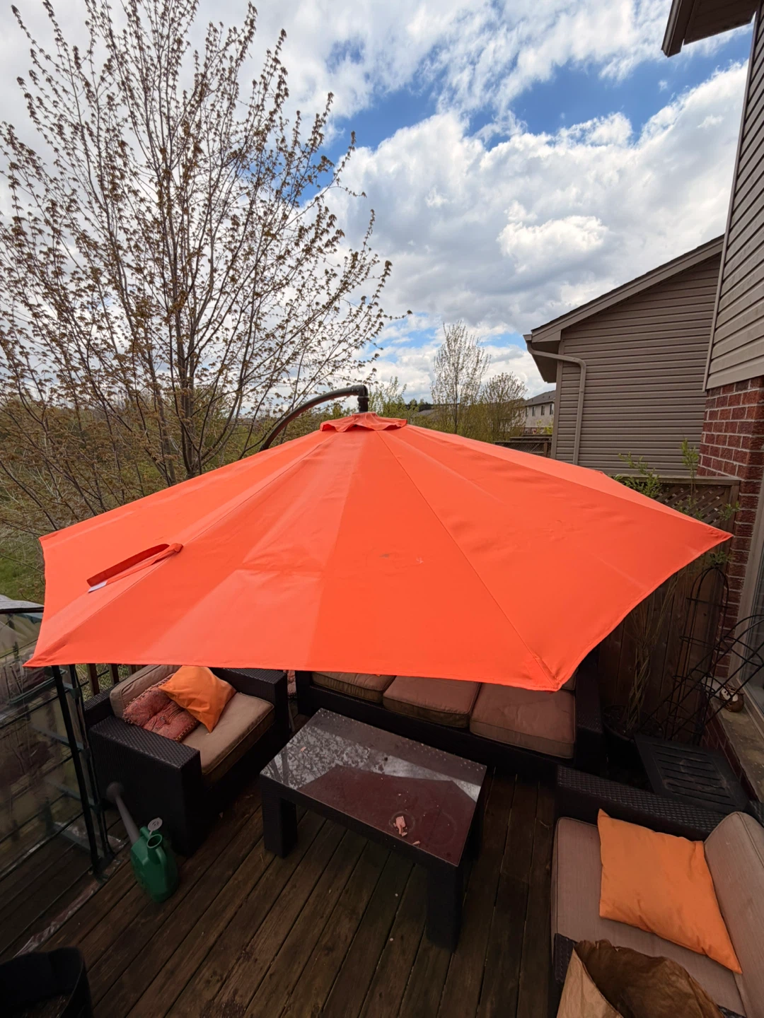 Cantilever Patio Umbrella - Orange
