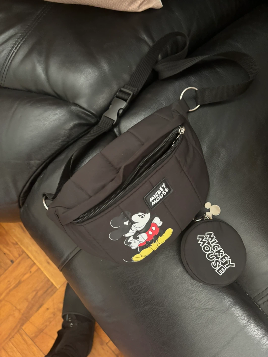 Disney Mickey Mouse Quilted Fanny Pack Belt Bag with Coin Pouch - photo 5