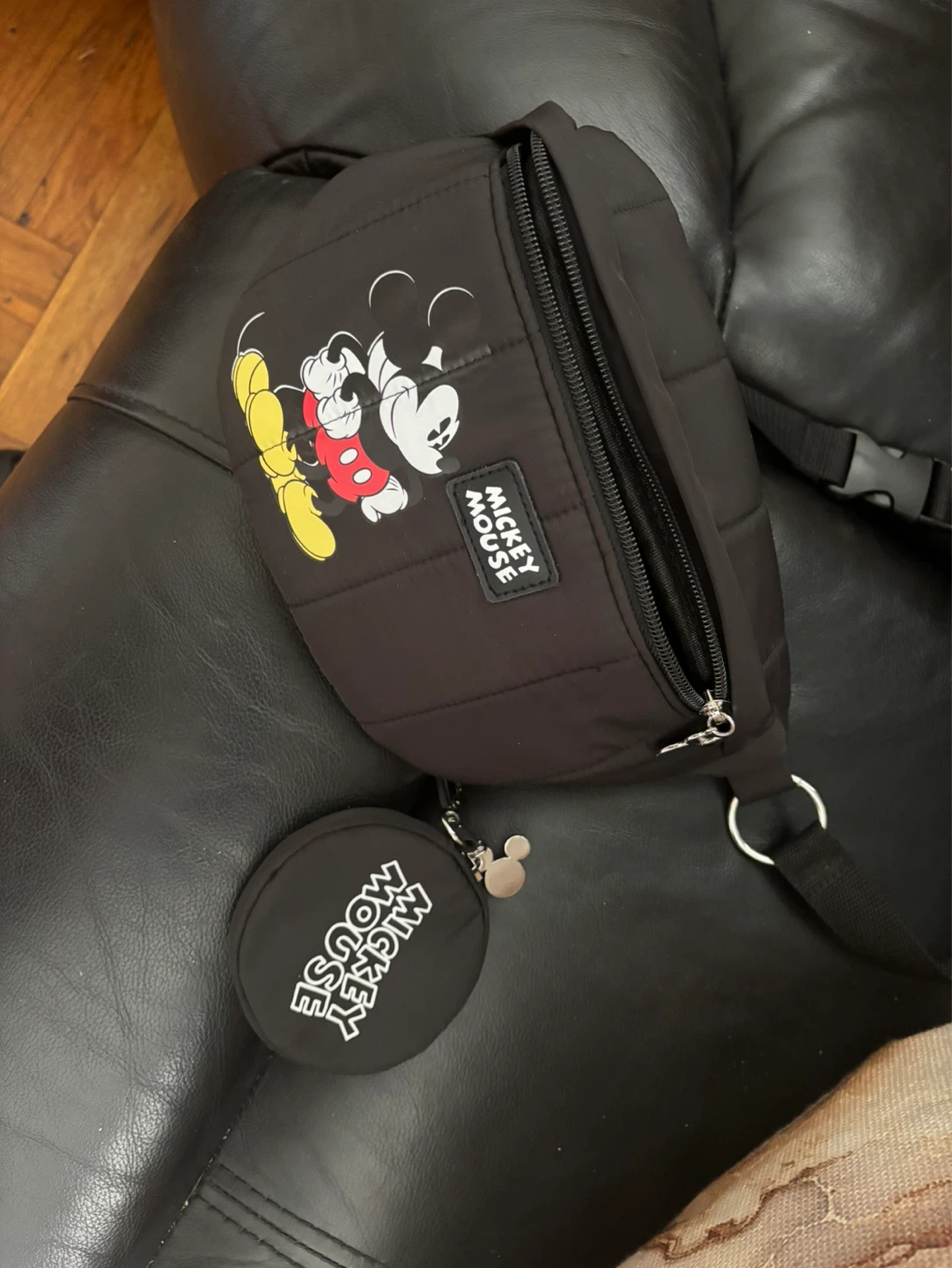 Disney Mickey Mouse Quilted Fanny Pack Belt Bag with Coin Pouch - photo 3