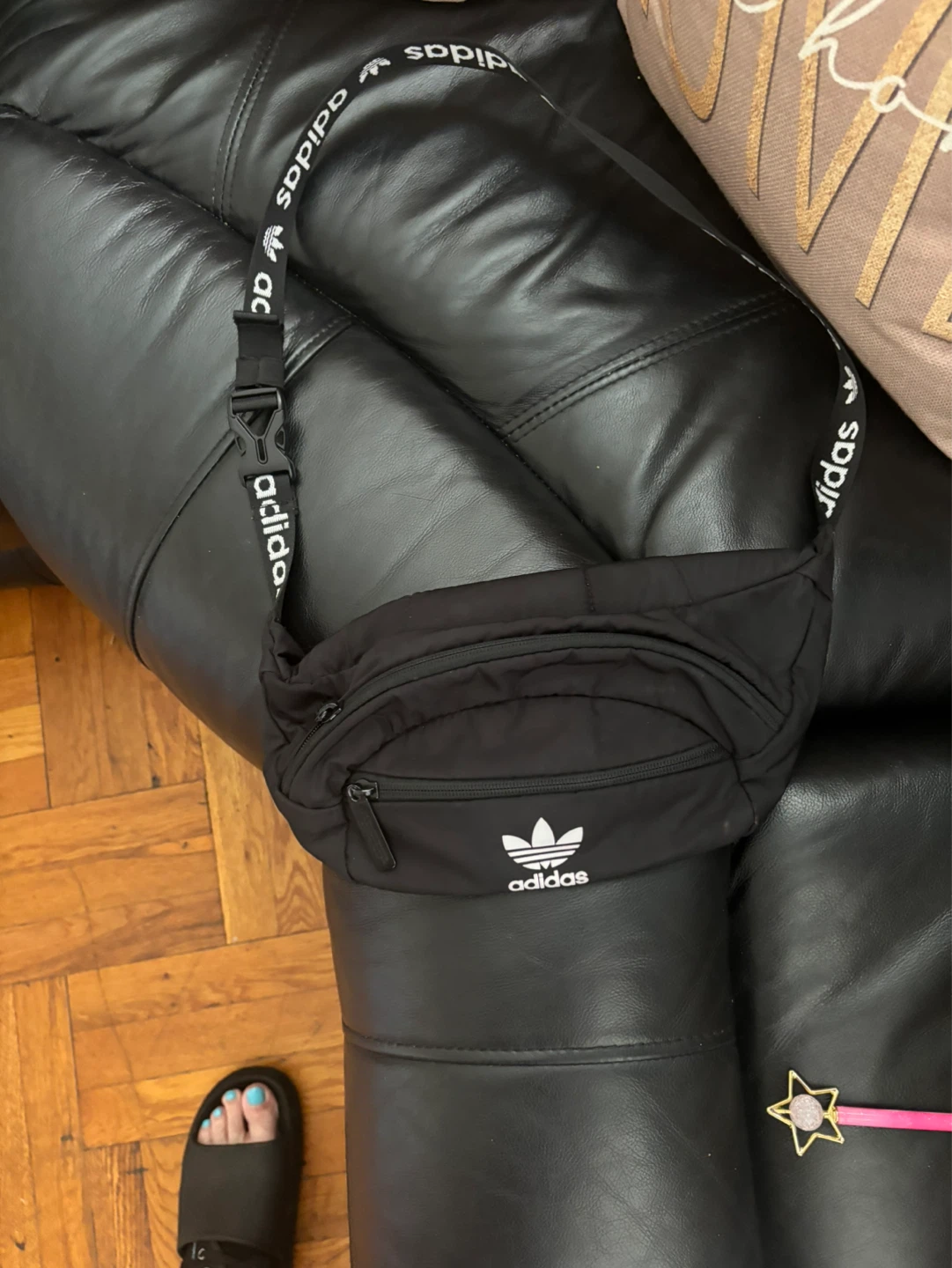 Adidas Black Fanny Pack Waist Bag