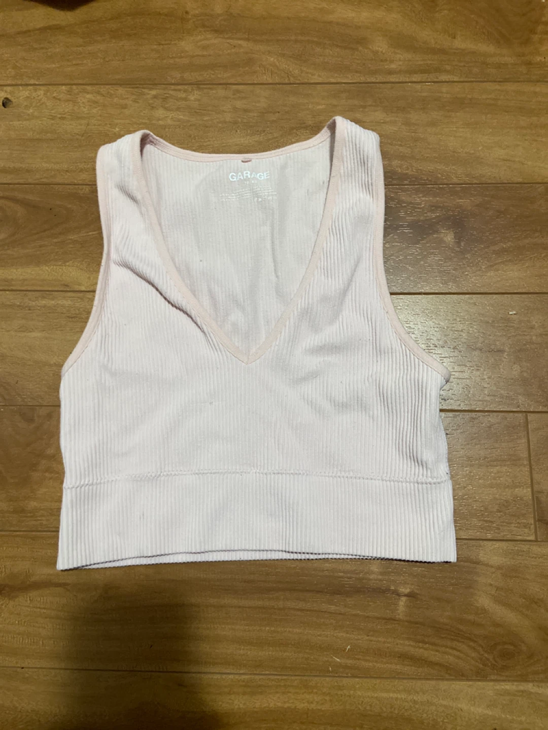 Garage Twist Front Ribbed Top - photo 3