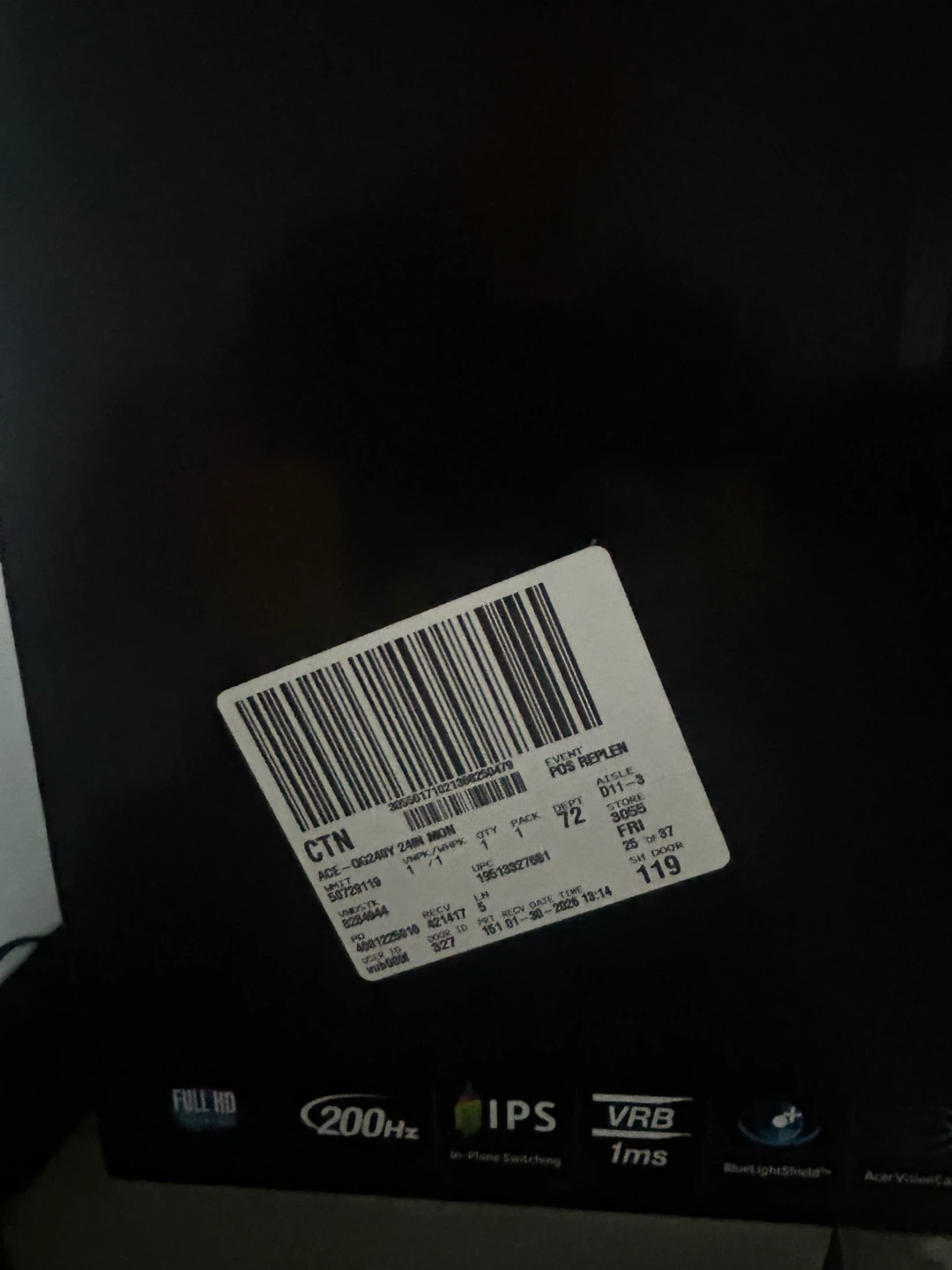 Acer 24" QG240Y FHD 200Hz IPS Monitor - photo 4