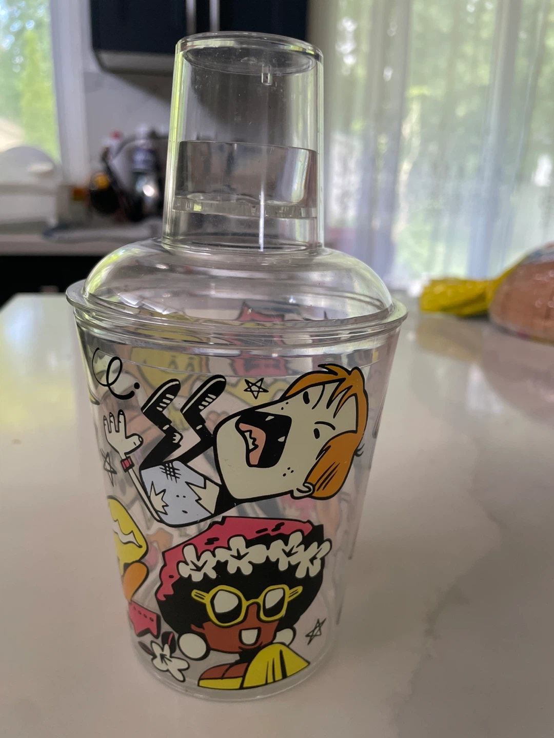 Shaker and shot set, hand painted - photo 3