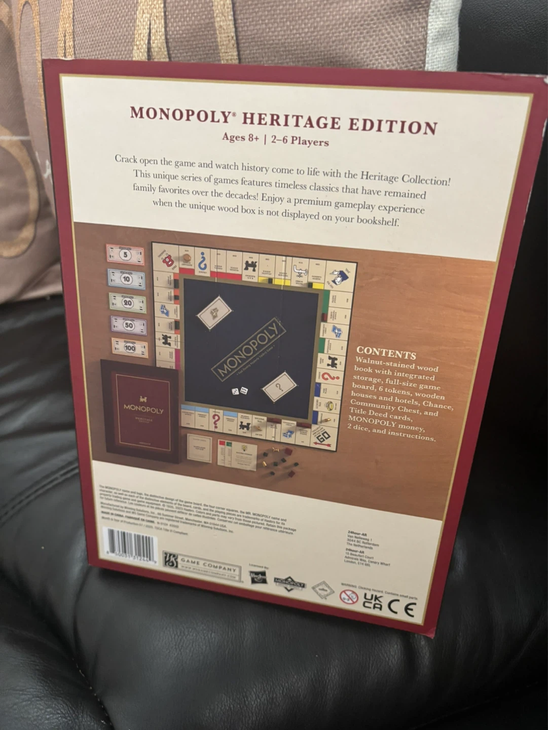 Monopoly Heritage Edition Wooden Box Game - photo 2