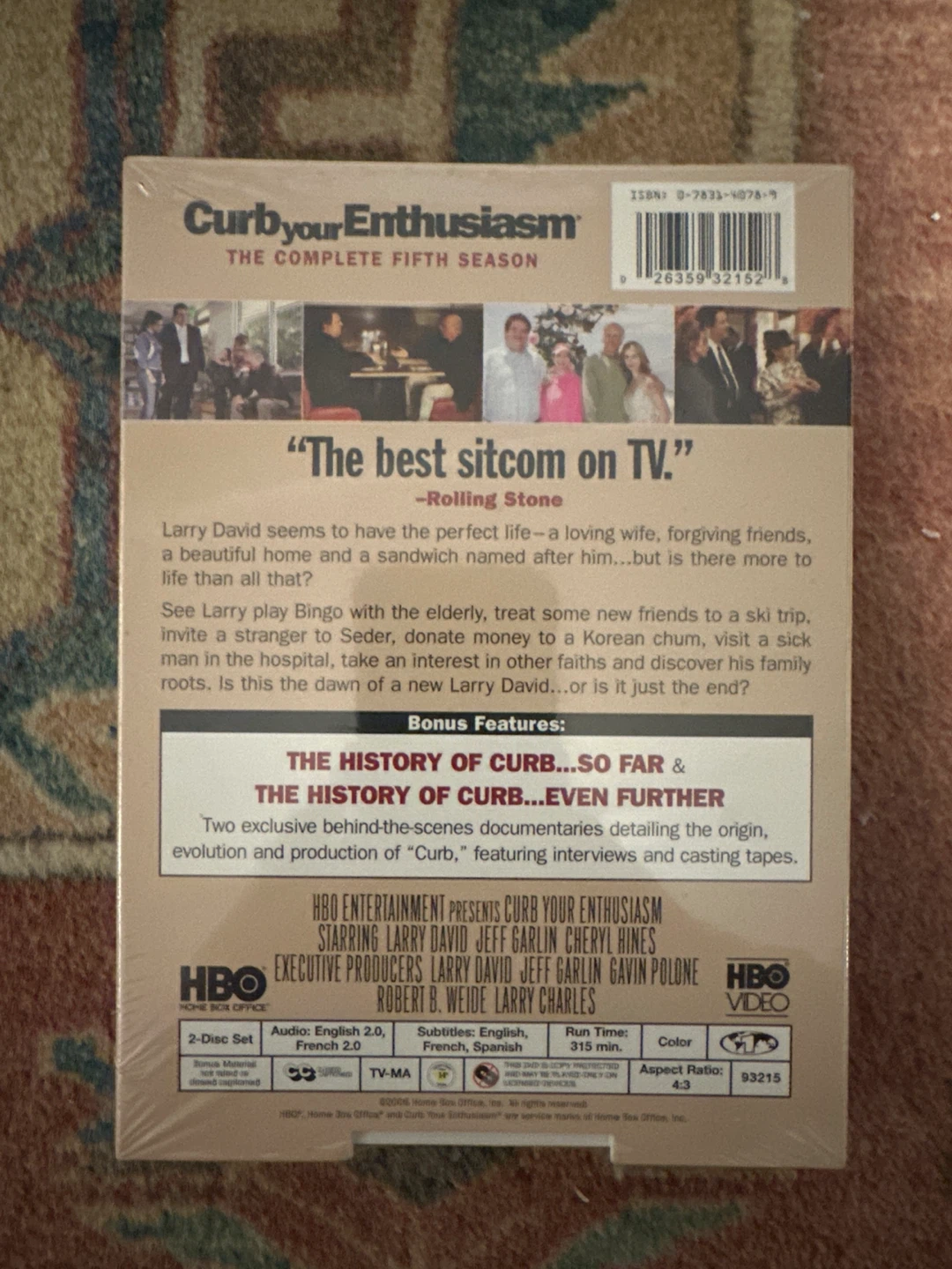 Curb Your Enthusiasm The Complete Fifth Season DVD Set - photo 2