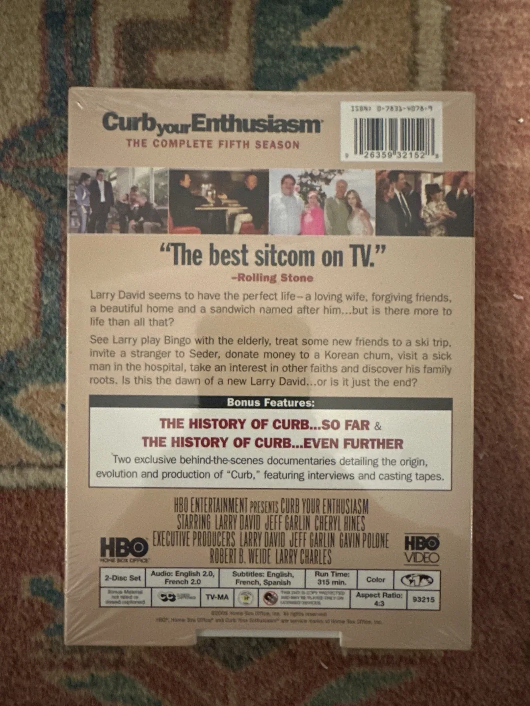 Curb Your Enthusiasm The Complete Fifth Season DVD Set - photo 2