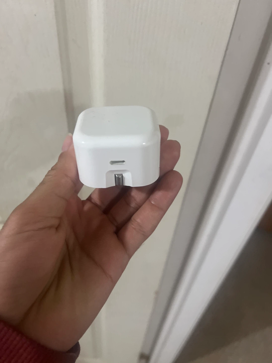White USB-C Power Adapter