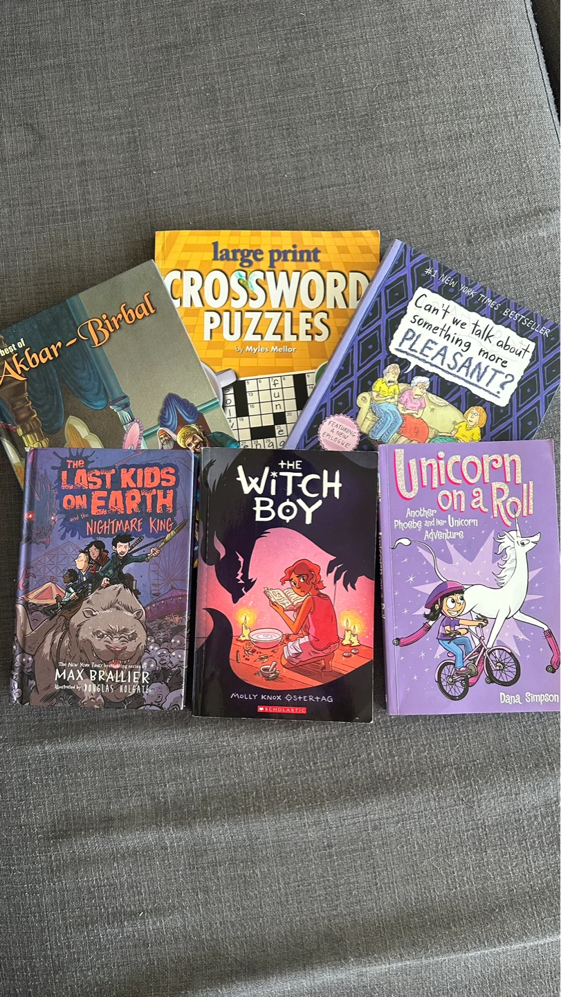 Bundle of 6 Children's Books and Puzzle Book