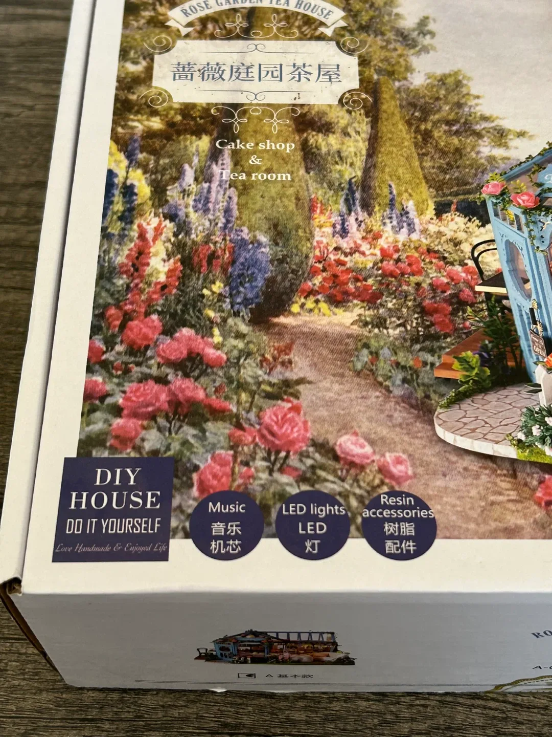 Cute Room Rose Garden Tea House DIY Miniature House Kit - photo 2