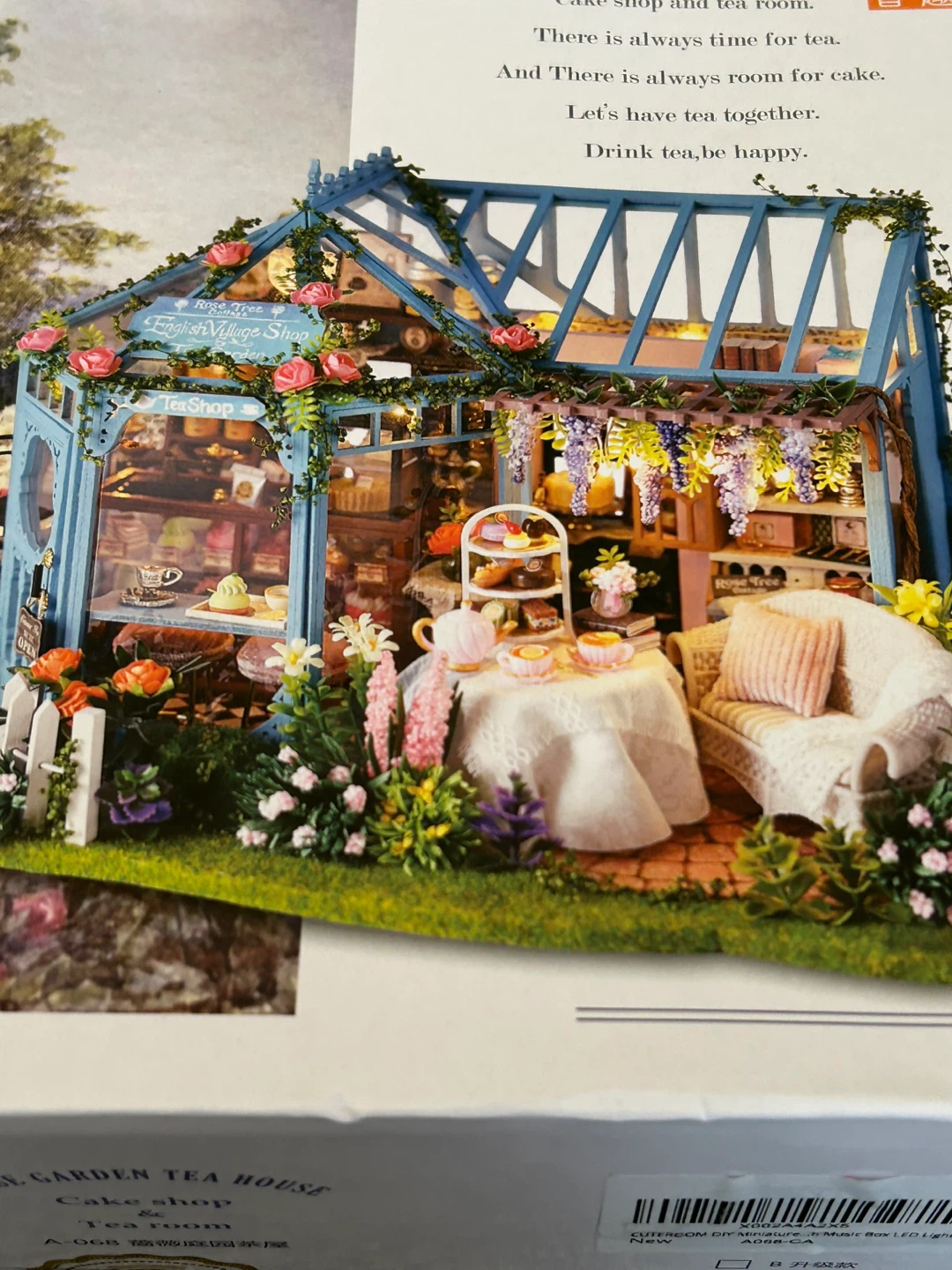 Cute Room Rose Garden Tea House DIY Miniature House Kit - photo 5