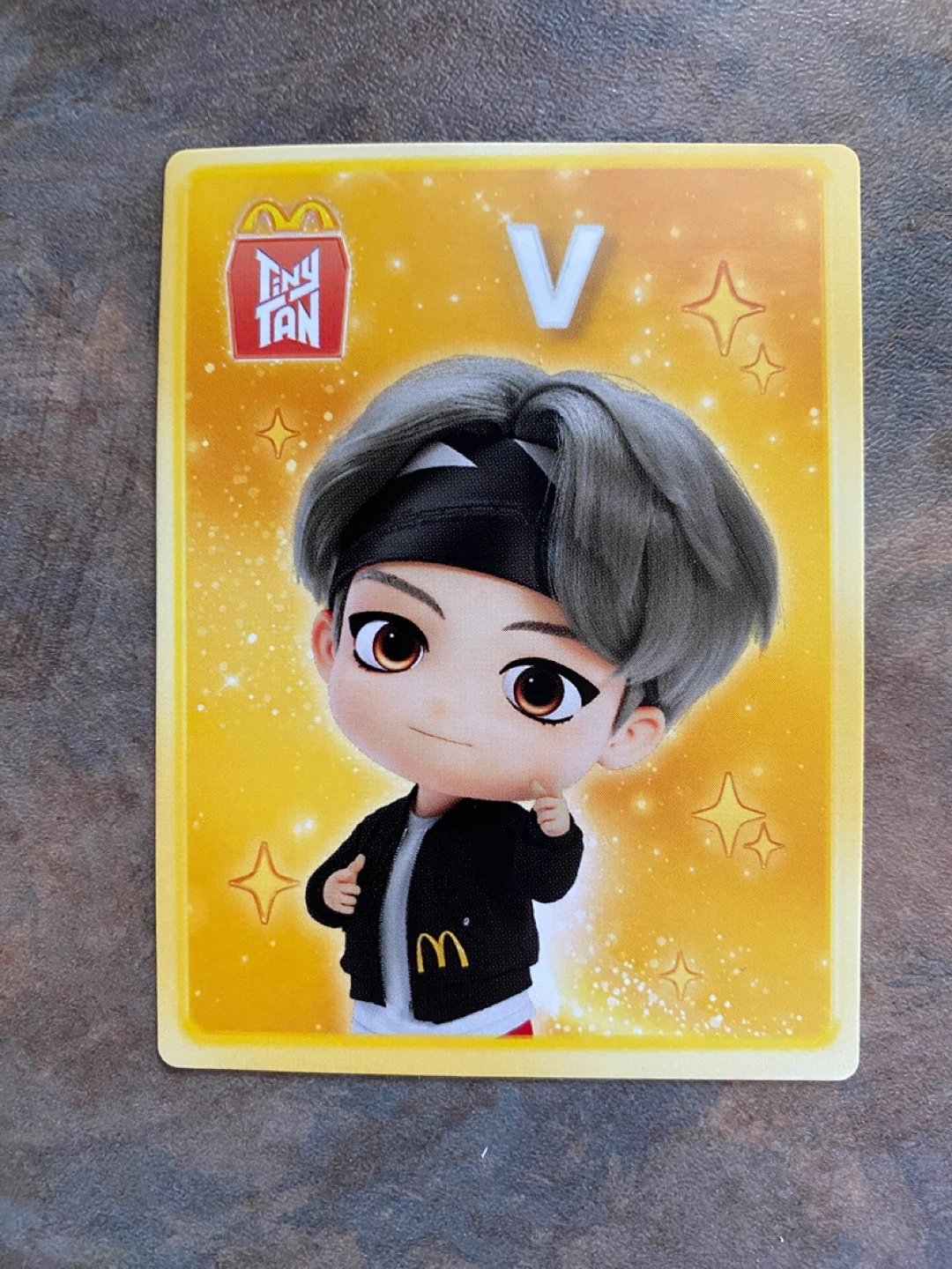 McDonald's TinyTAN V Figure with Card and Box - photo 2