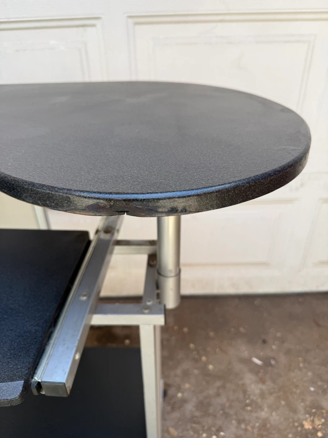 Black 3-Tier Computer Desk - photo 3