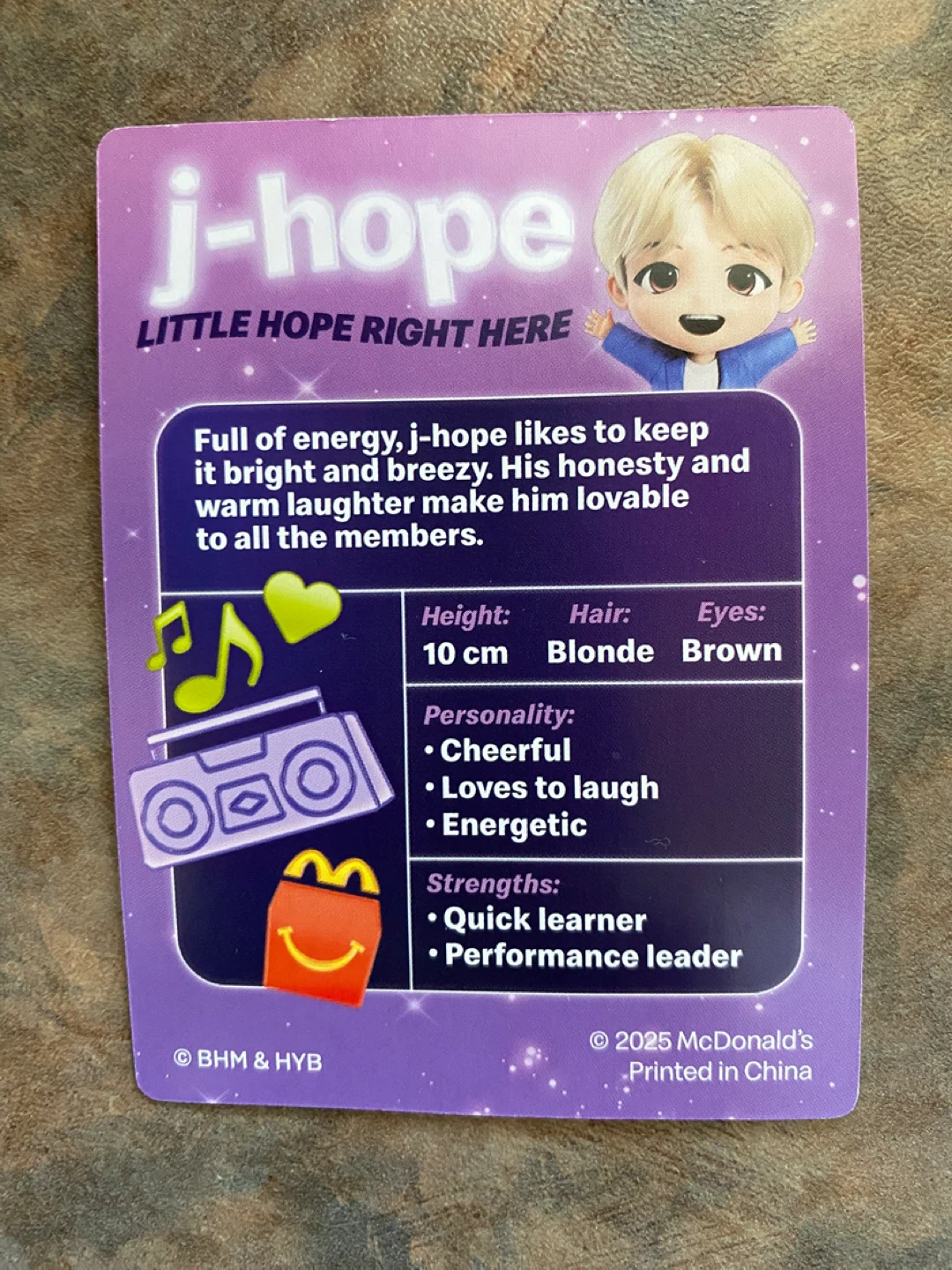 TinyTAN J-Hope McDonald's Figure BTS - photo 3