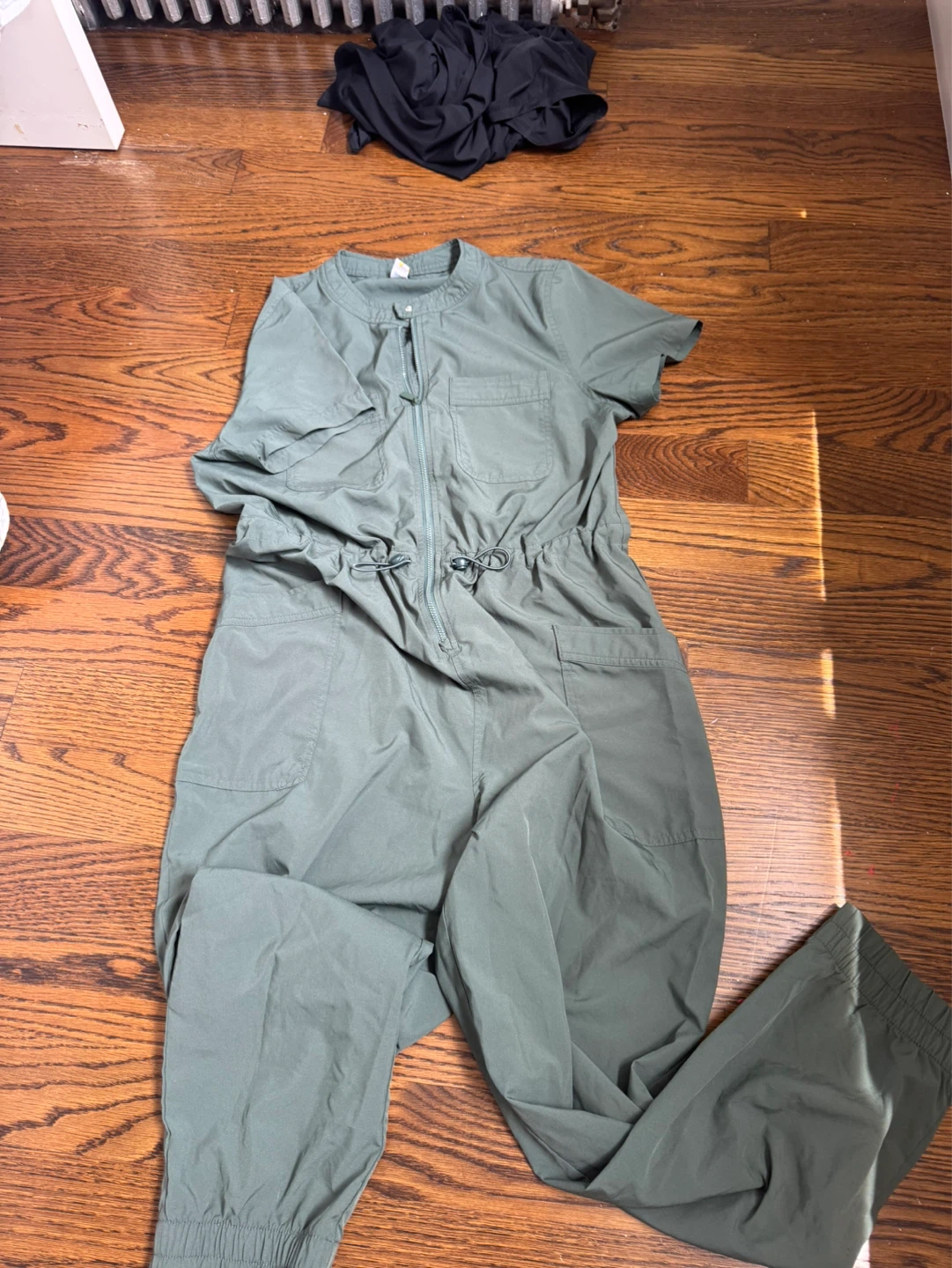 STRETCHTECH Dry Quick Jumpsuit Olive Green Size M