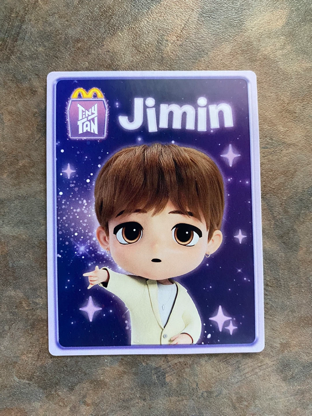 McDonald’s BTS TinyTan Jimin collectible with card and box - photo 3