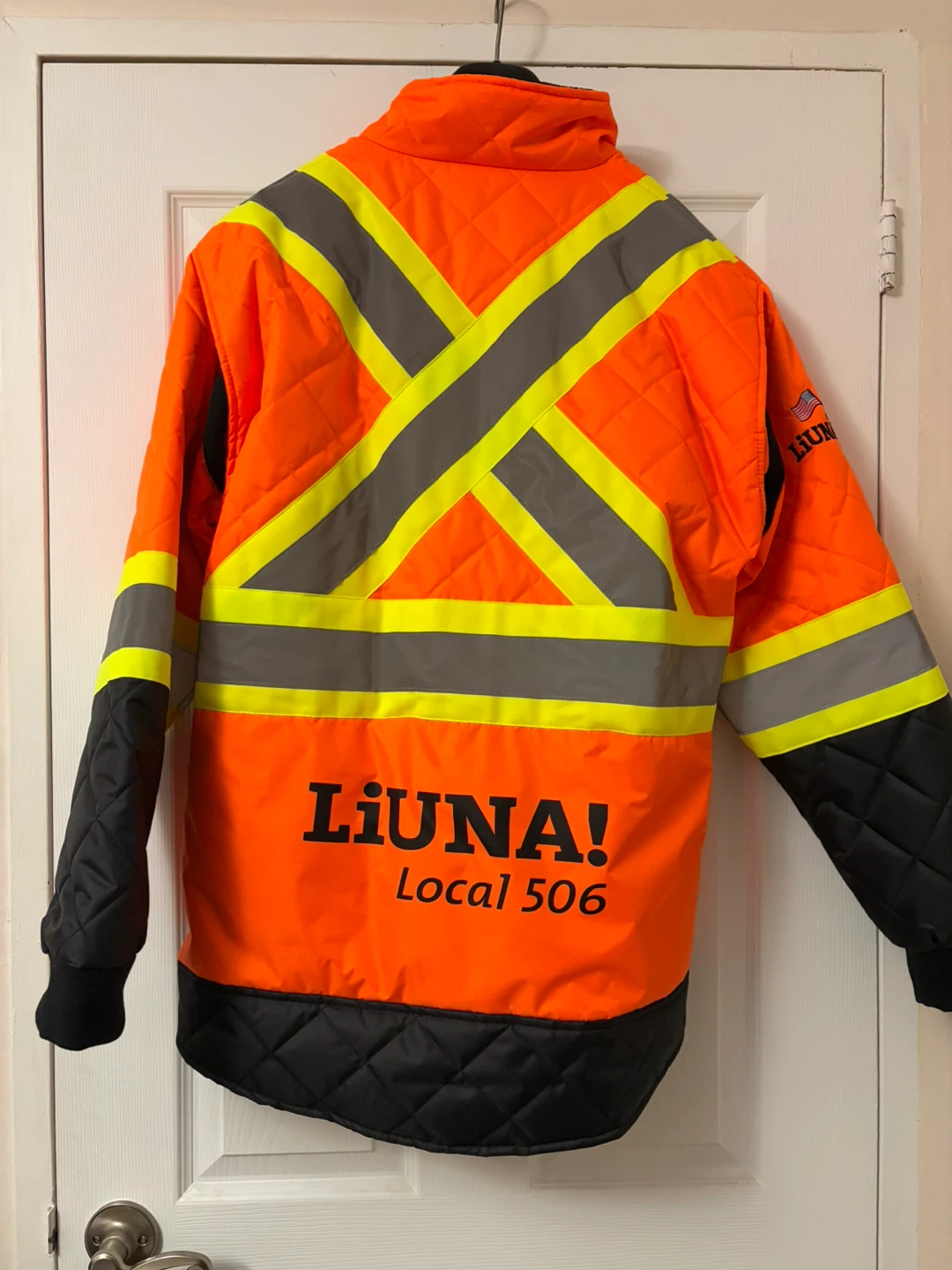 Quilted Safety Jacket - LiUNA Local 506 - XL - photo 2