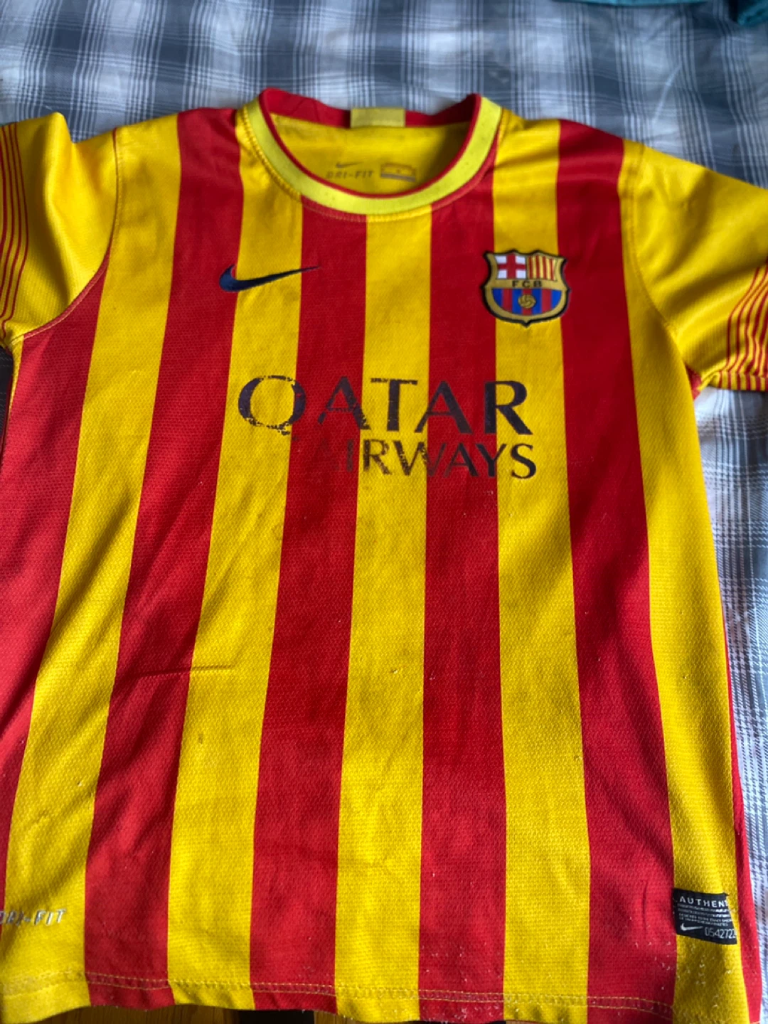 Maillot FC Barcelone Nike Qatar Airways authentique