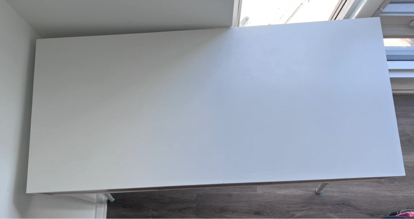 White desk with 3 drawers - photo 2