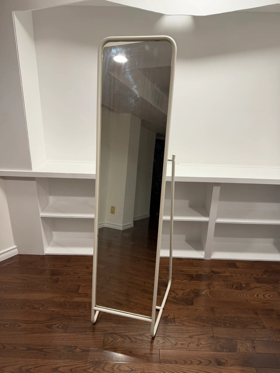 IKEA KNAPPER Standing Full Length Mirror with Hooks