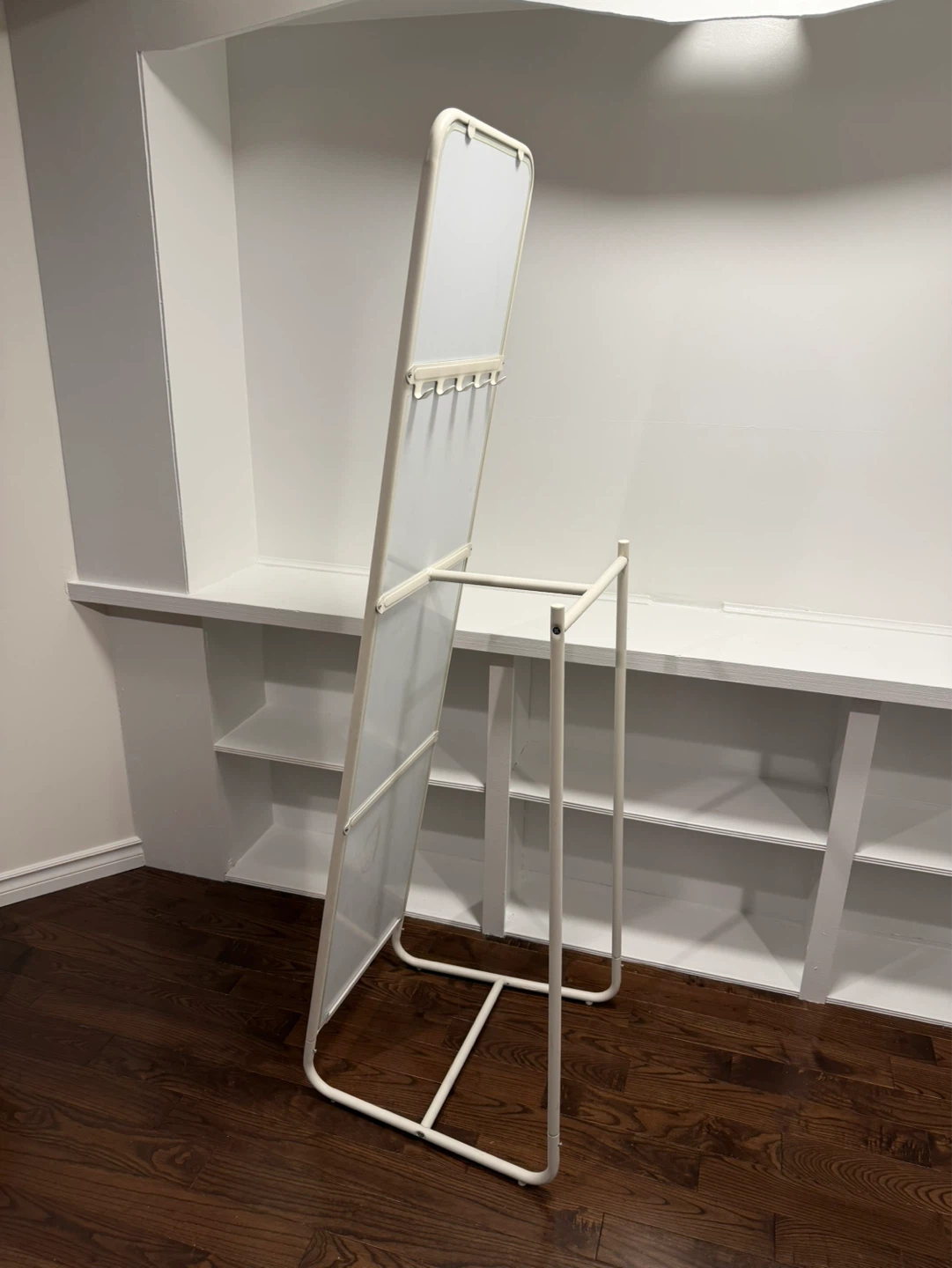 IKEA KNAPPER Standing Full Length Mirror with Hooks - photo 2