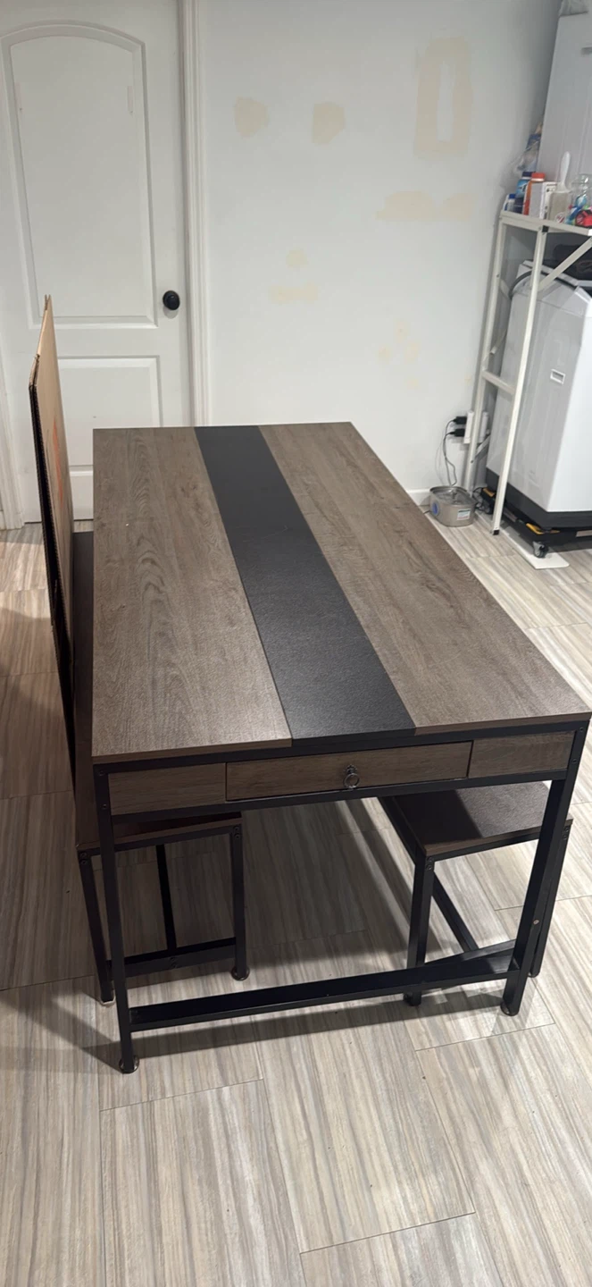 Dining Table Set with Benches - photo 4