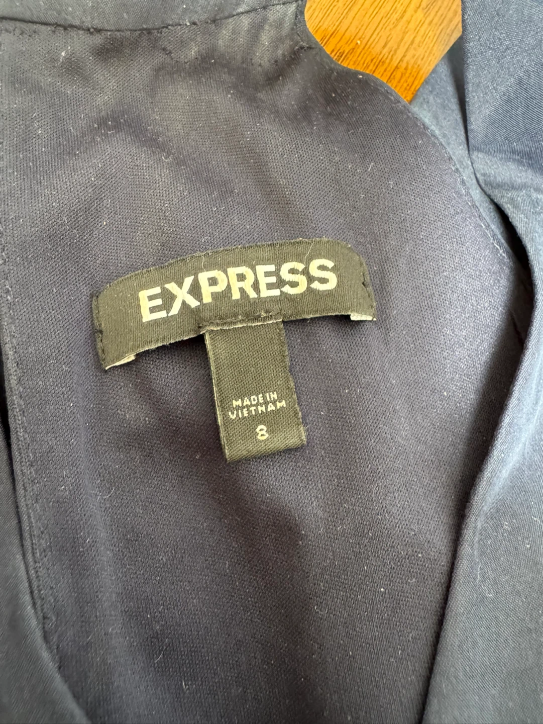 Express Navy Jumpsuit Size 8 - photo 3