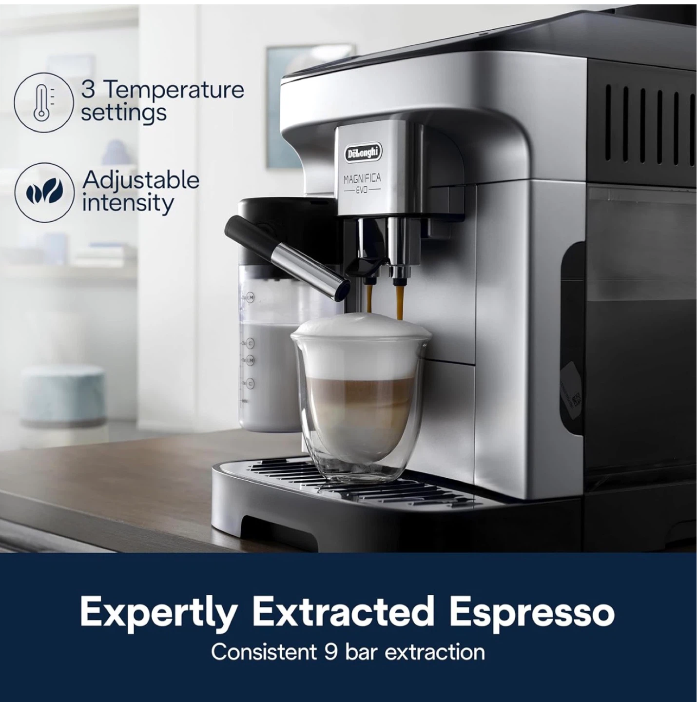 DeLonghi Magnifica Evo Automatic Coffee Maker ECAM29084SB Silver - photo 5