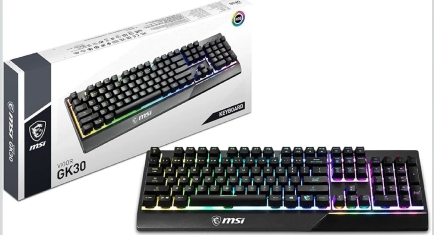 ⌨️ MSI Vigor GK30 RGB Gaming Keyboard - Like New