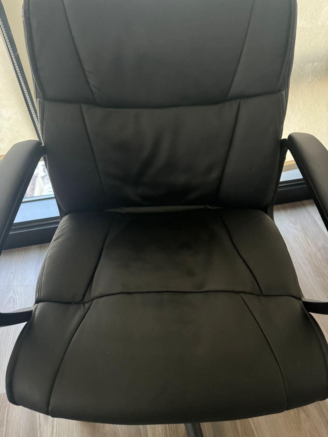 Black Office Chair with Wheels