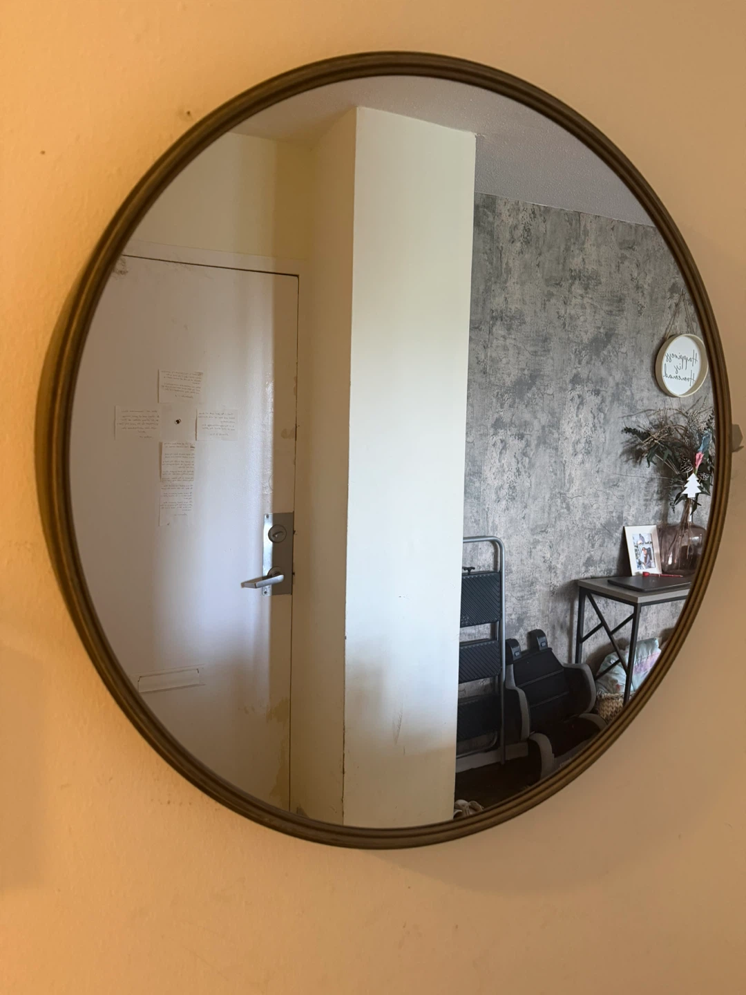 Round Metal Frame Mirror - photo 2