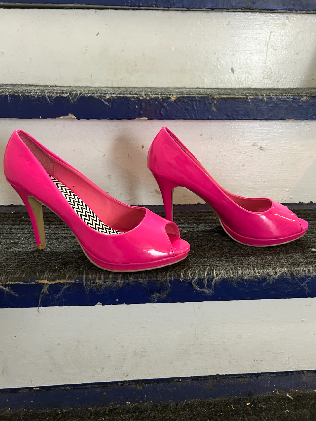 Pink Peep-Toe Heels - photo 2